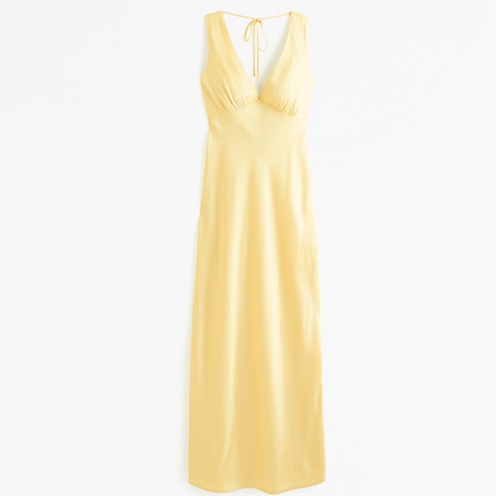 Abercrombie Plunge Cowl Maxi Dress